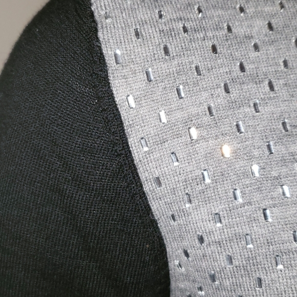 Malene Birger black and gray sweater with crystals - Picture 3 of 4